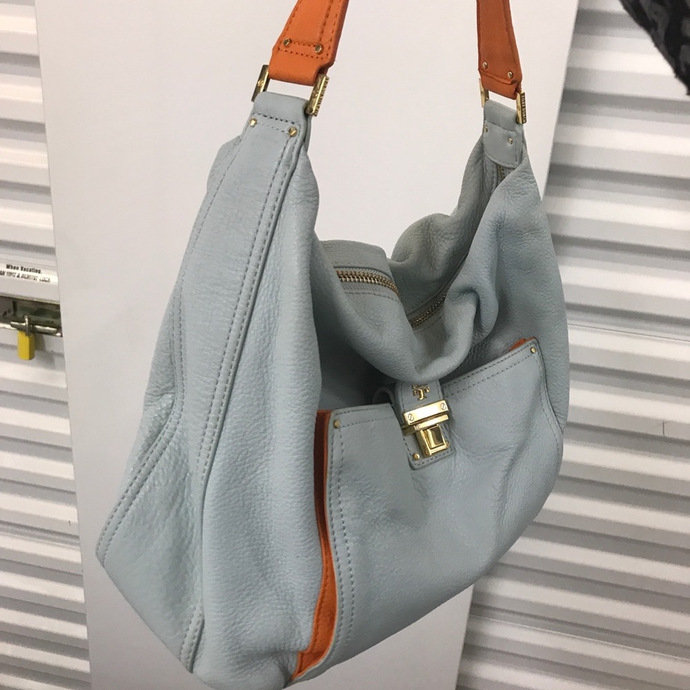 Tory Burch Powder Blue Satchel